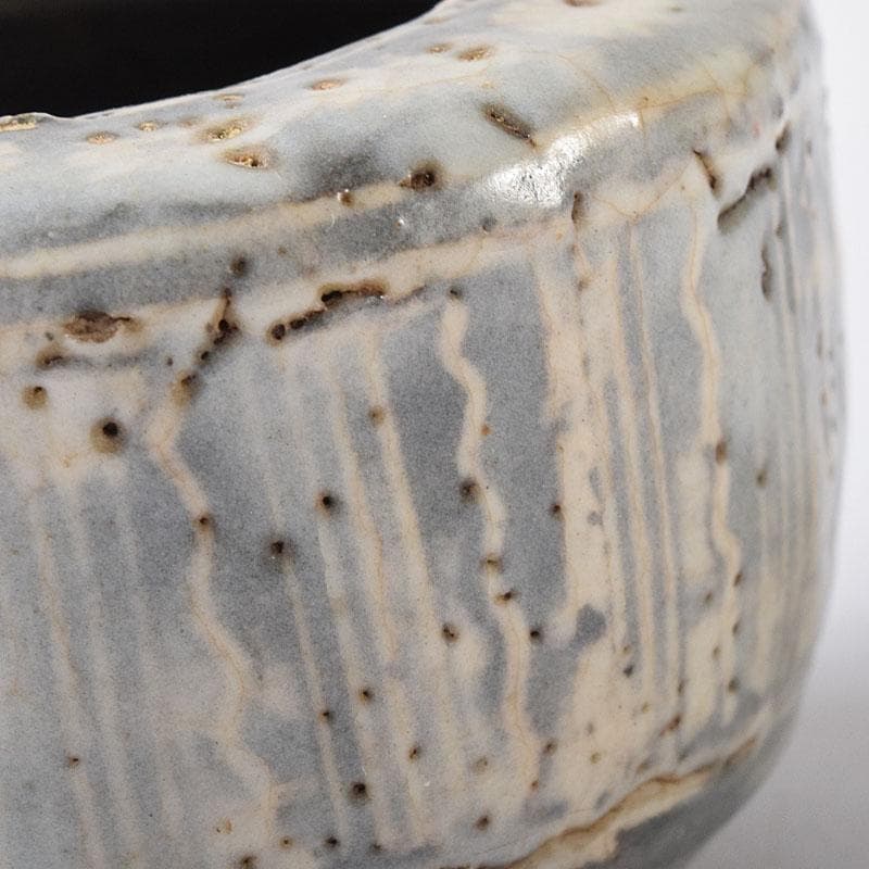 茶道具　花三島　茶入　前大徳　紫野　中村戒仙（高安）極め箱　V　8172