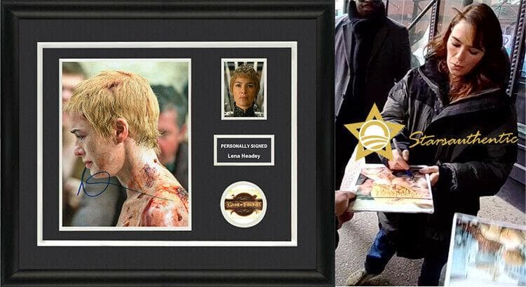 直筆サイン入り写真 レナ・ヘディ ゲーム・オブ・スローンズ SA鑑定済