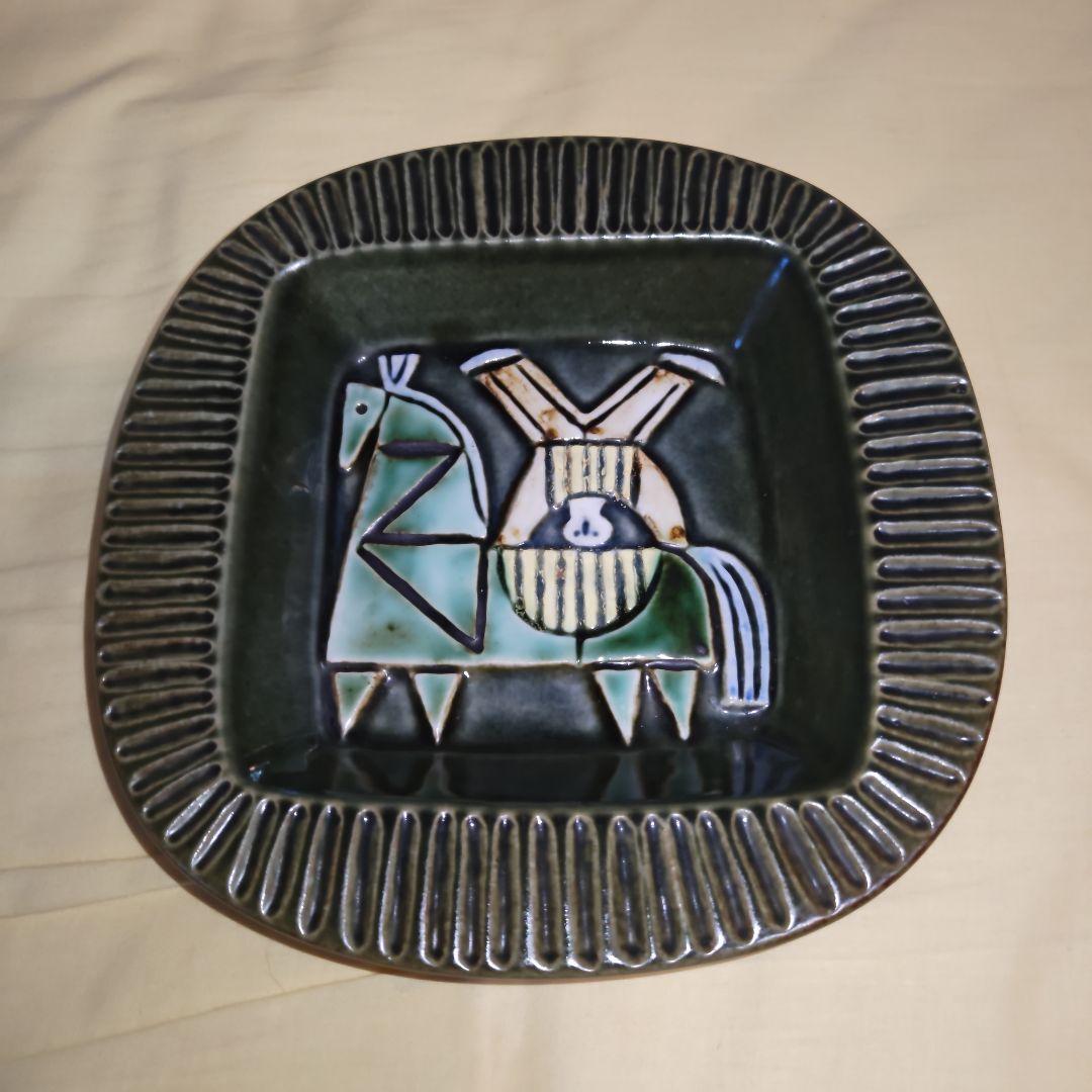 【レア・極美品】グスタフスベリ リサ・ラーソン ヴィンテージ　トレイ　飾り皿 馬