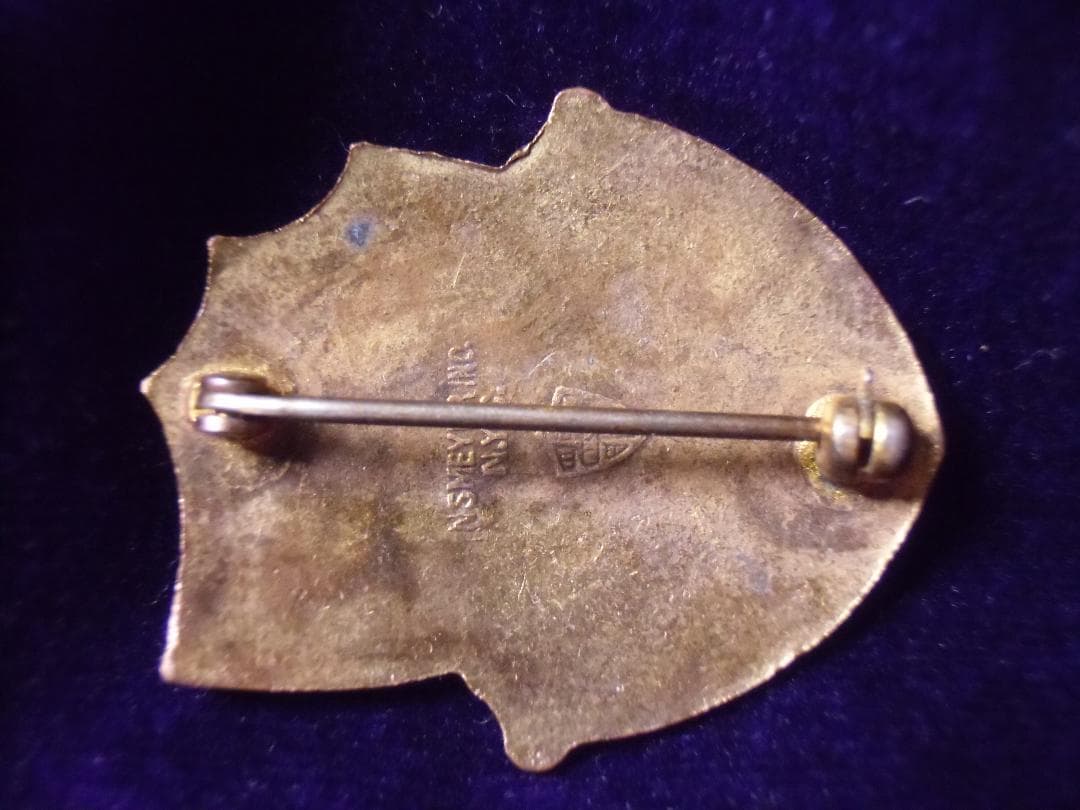 ★１９４０年代＊アメリカ軍＊陸軍＊第４６野戦砲兵大隊ＤＩ/クレストバッジ（実物）