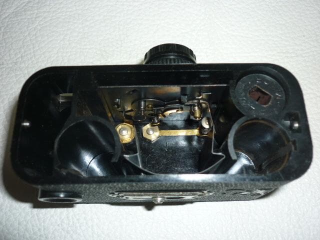 極希少 完動品 昭和25年◆ミッキー35 ベークライト豆カメラ ボルタ判35ｍｍ