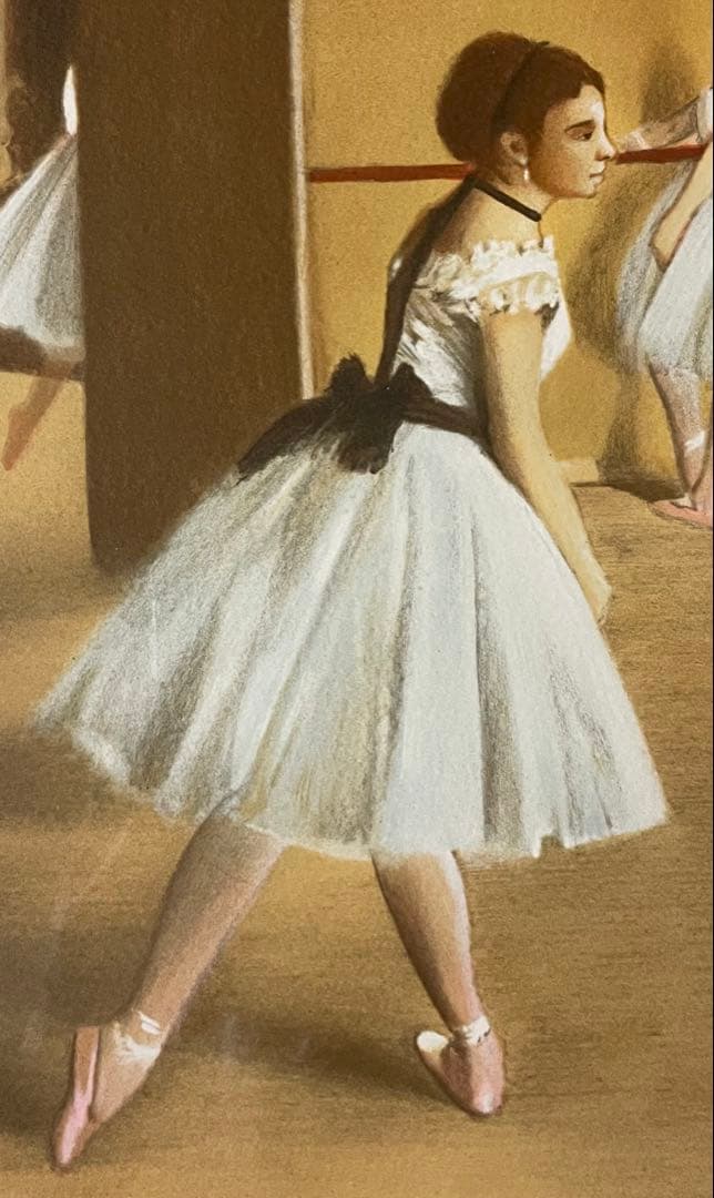 エドガー・ドガ　透落款　オペラ座の稽古場　12号　LXXIII/CCL