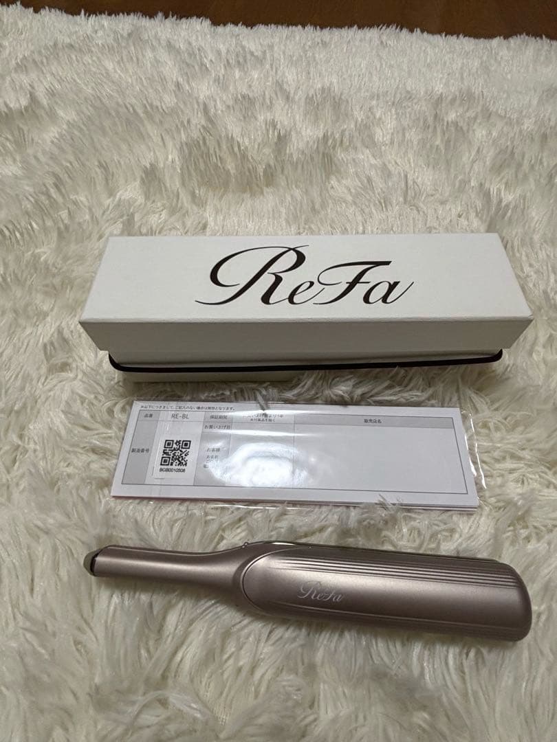 最終値下【美品&箱あり】ReFa フィンガーアイロン ST6 シャンパンゴールド