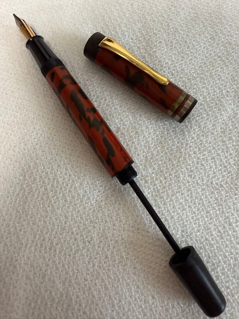エボナイト、漆日本製、WATERMAN ウォーターマン ペン先 18K 750
