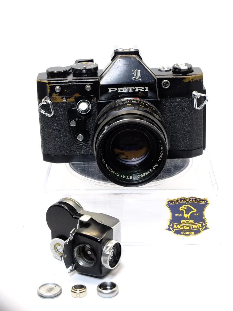 【写確認整備品】ペトリV6ⅡBLACK／CCオートペトリ55mmf1.8付