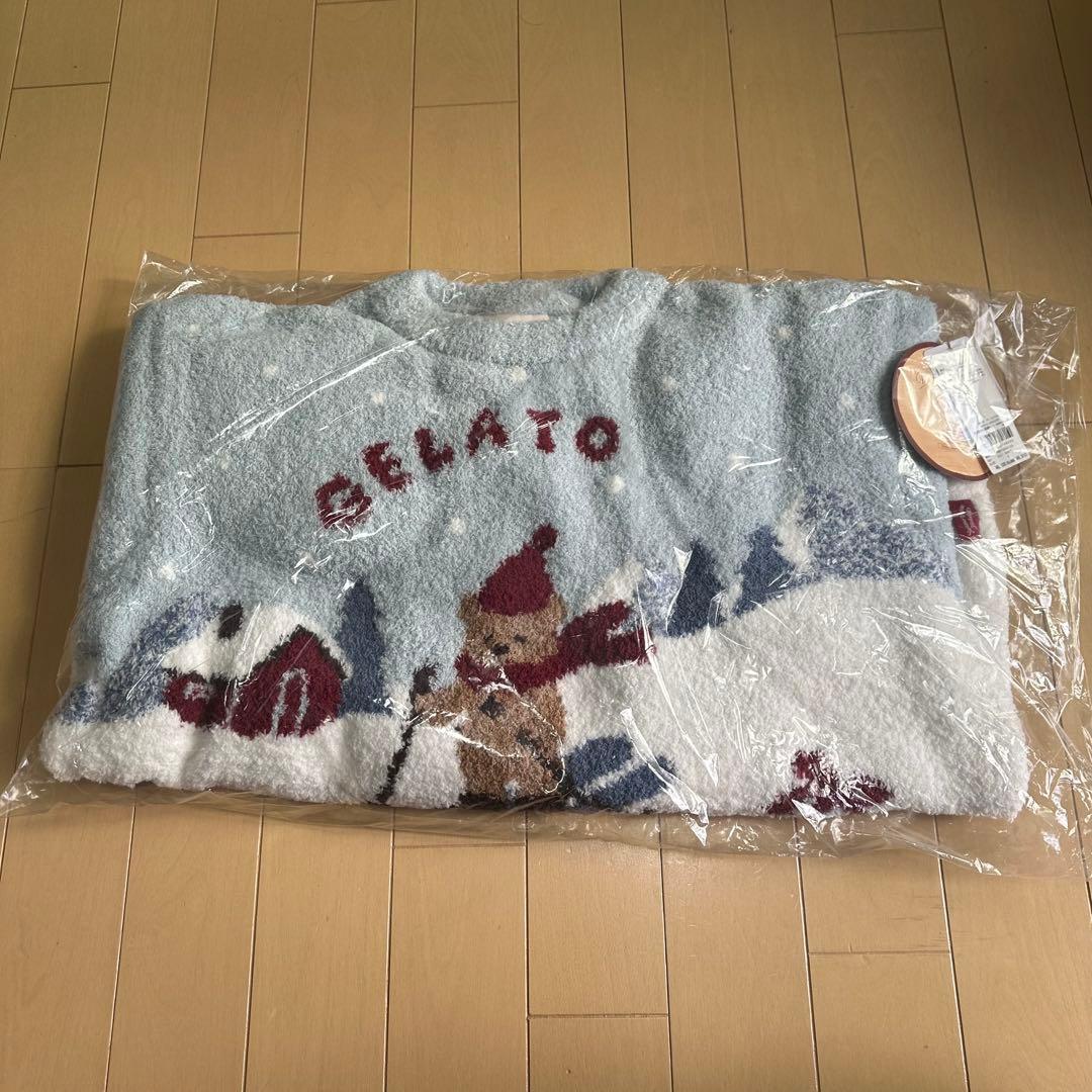 GELATO PIQUE HOLIDAYスキーベアジャガードプルオーバー ピケ