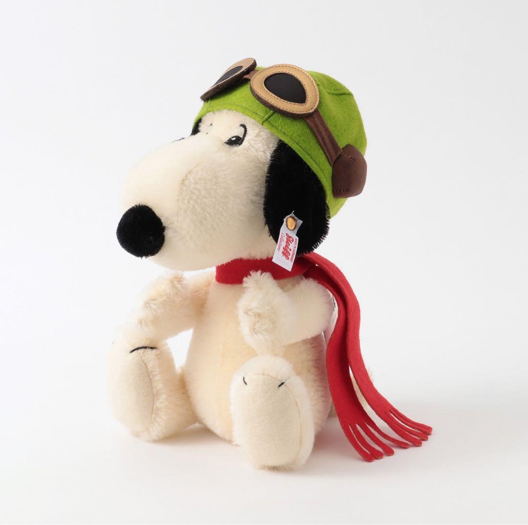 日本限定 シュタイフ スヌーピー フライング・エース ぬいぐるみ