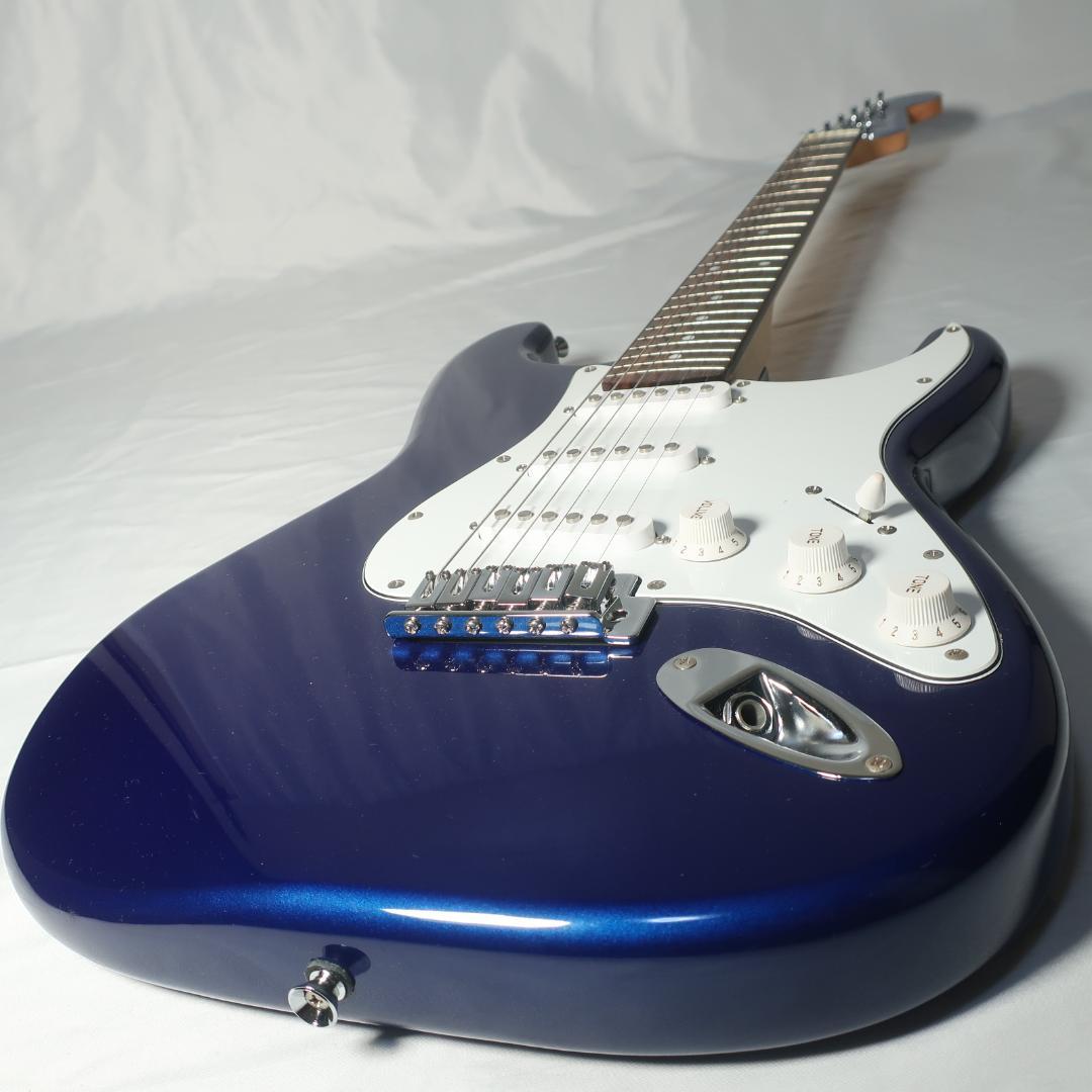 美品 Photogenic ストラトタイプ エレキギター ブルー ケース付