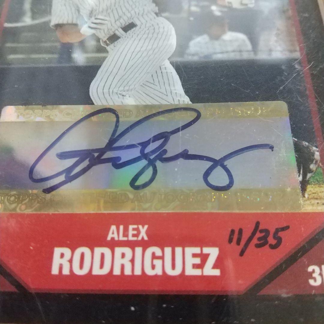 アレックスロドリゲス直筆サインカード