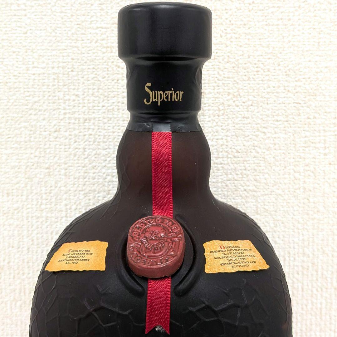 オールドパー　スーペリア　750ml 43％　古酒　未開栓　箱あり