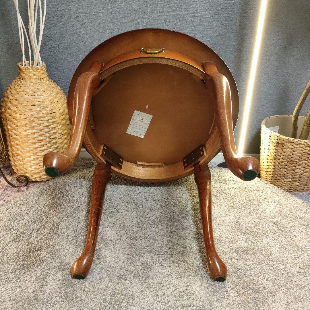 アンティーク調 サイドテーブル 装飾 猫脚