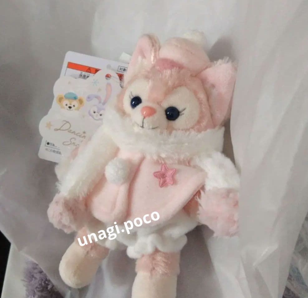 美品　お顔厳選　ダンシングスノーフレークス　リ一ナベル　ぬいぐるみバッジ