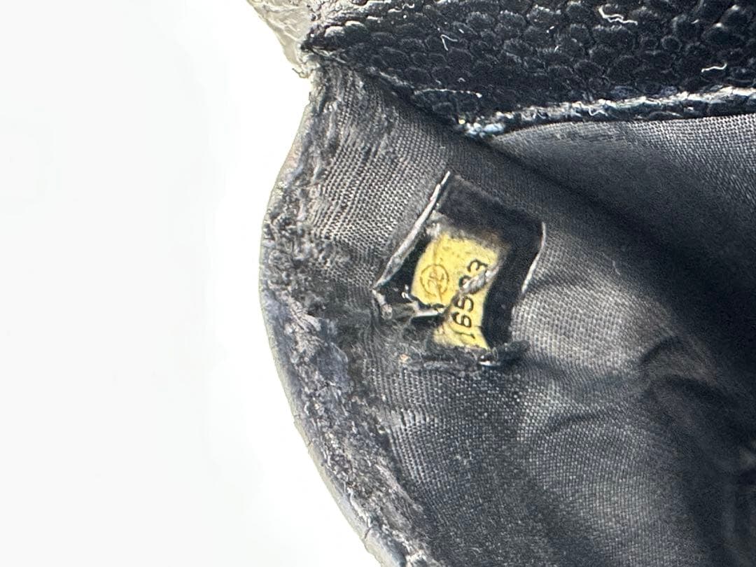 CHANEL シガレットケース　キャビアスキン　ブラック