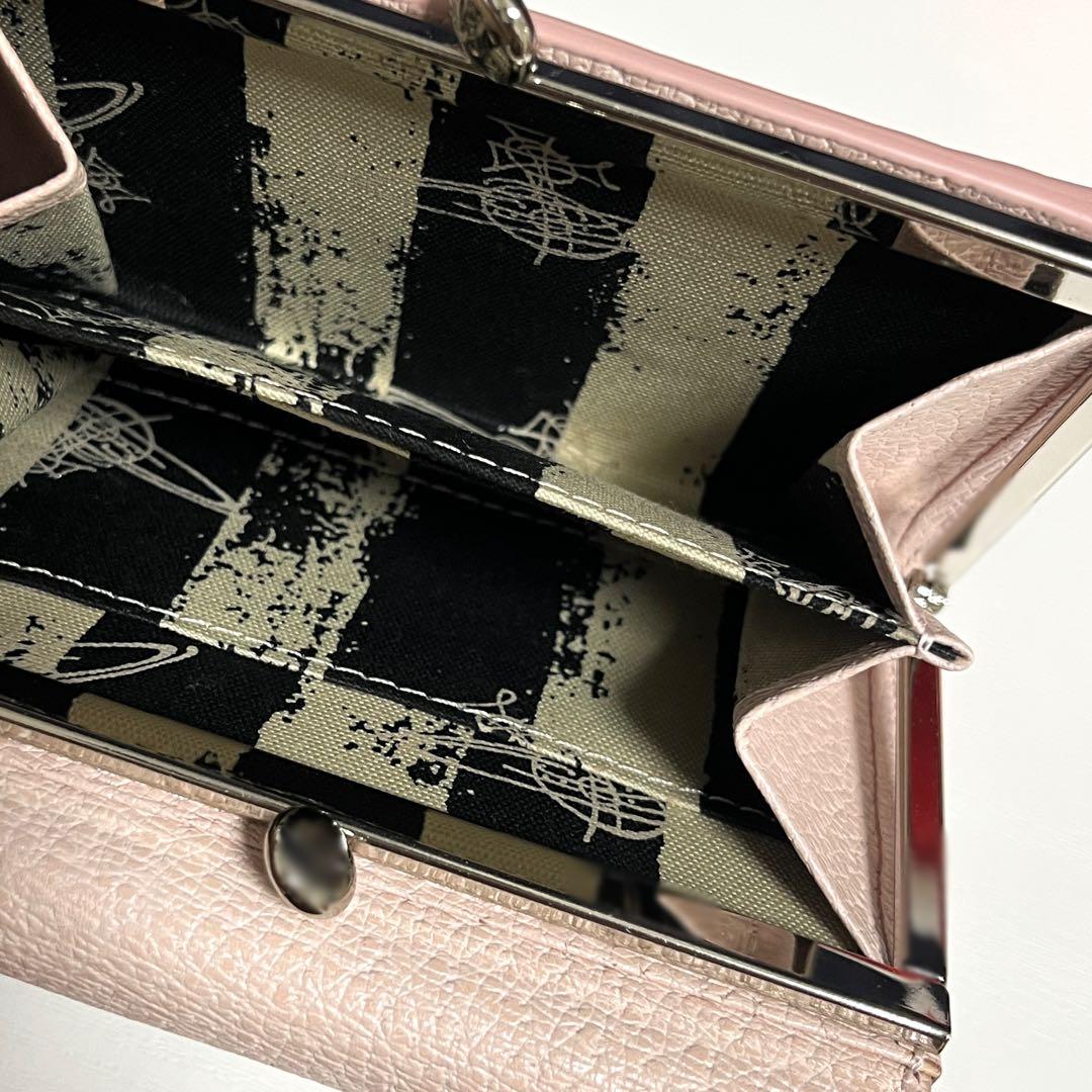 Vivienne Westwood 三つ折り財布　がま口　ピンク