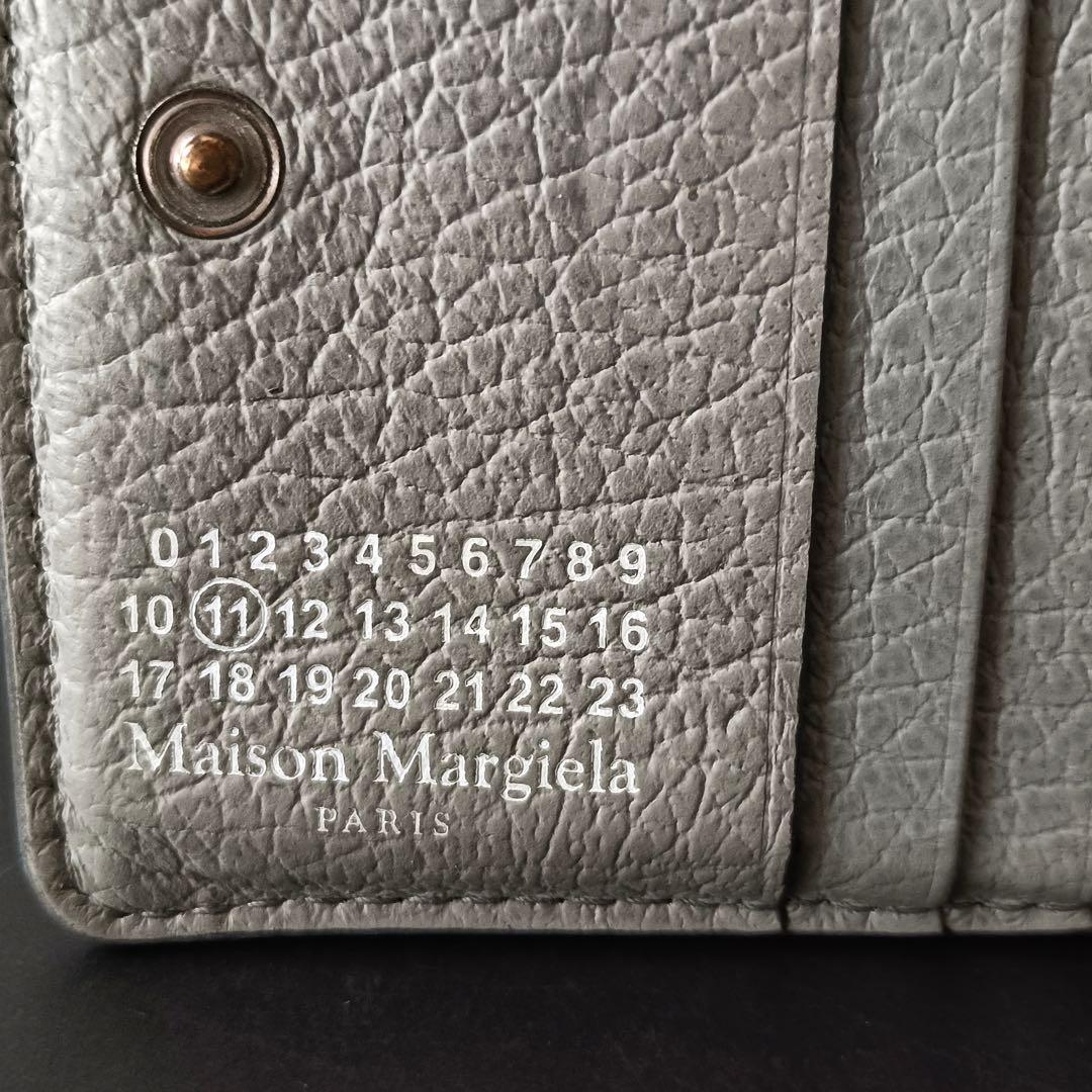 メゾンマルジェラ　二つ折り財布　グレー　MaisonMargiela 正規品
