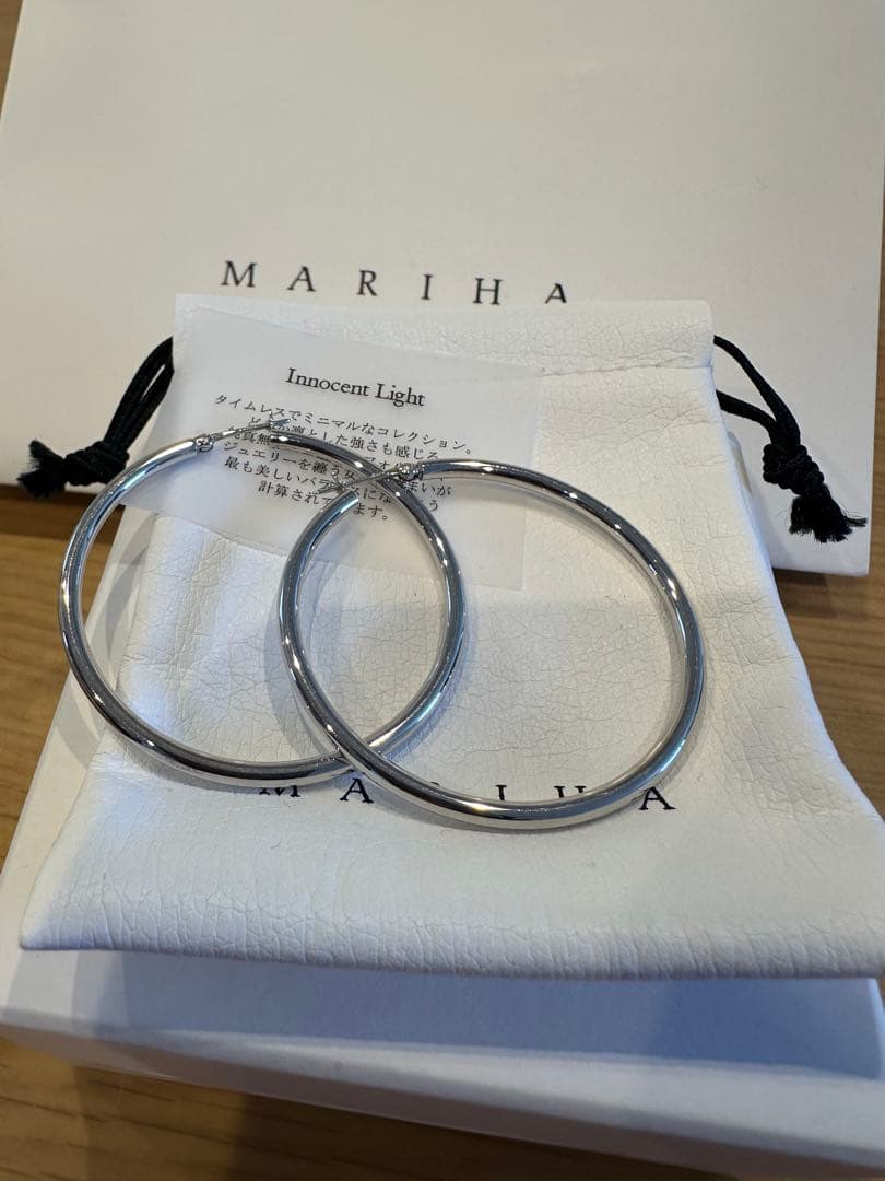 マリハ　Innocent Light フープピアス L