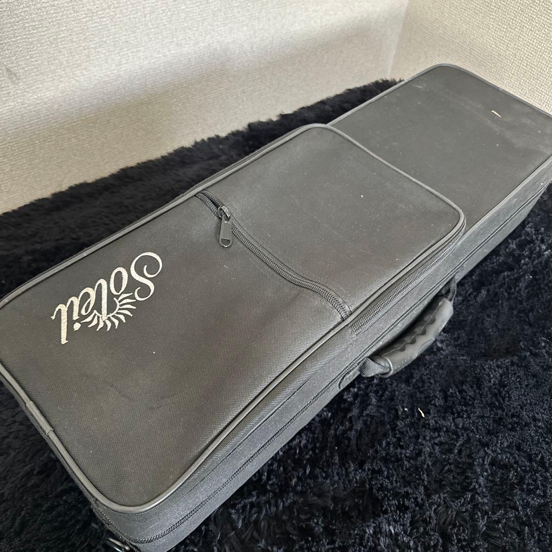 Soleil ソプラノサックス 管楽器 ケース付属 初心者用