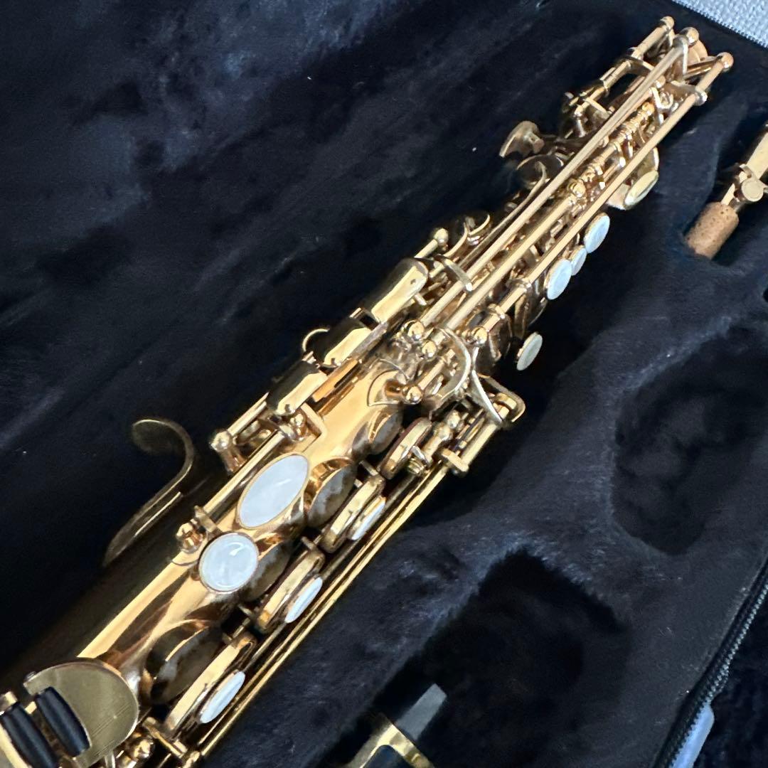 Soleil ソプラノサックス 管楽器 ケース付属 初心者用