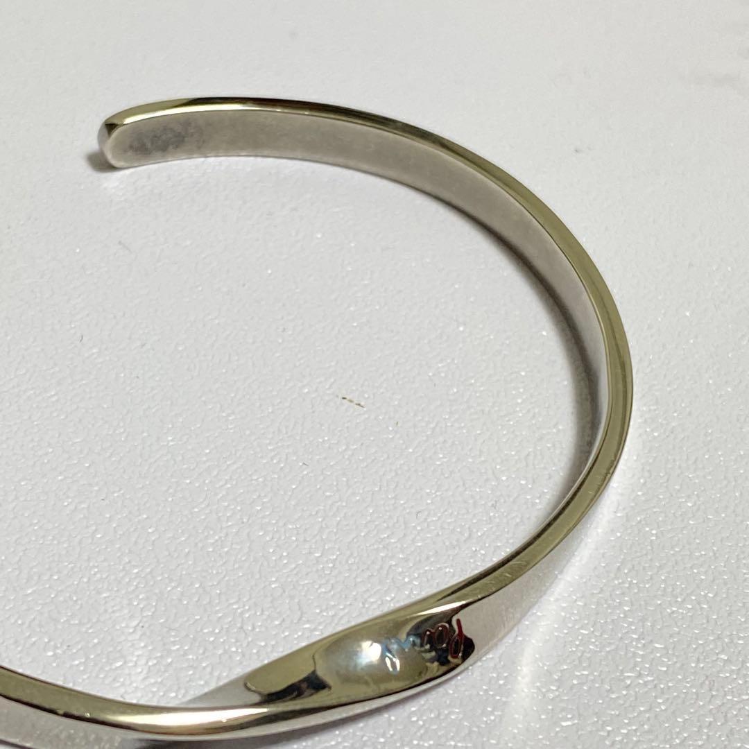 ポールスミス　バングル　ツイスト　シルバー