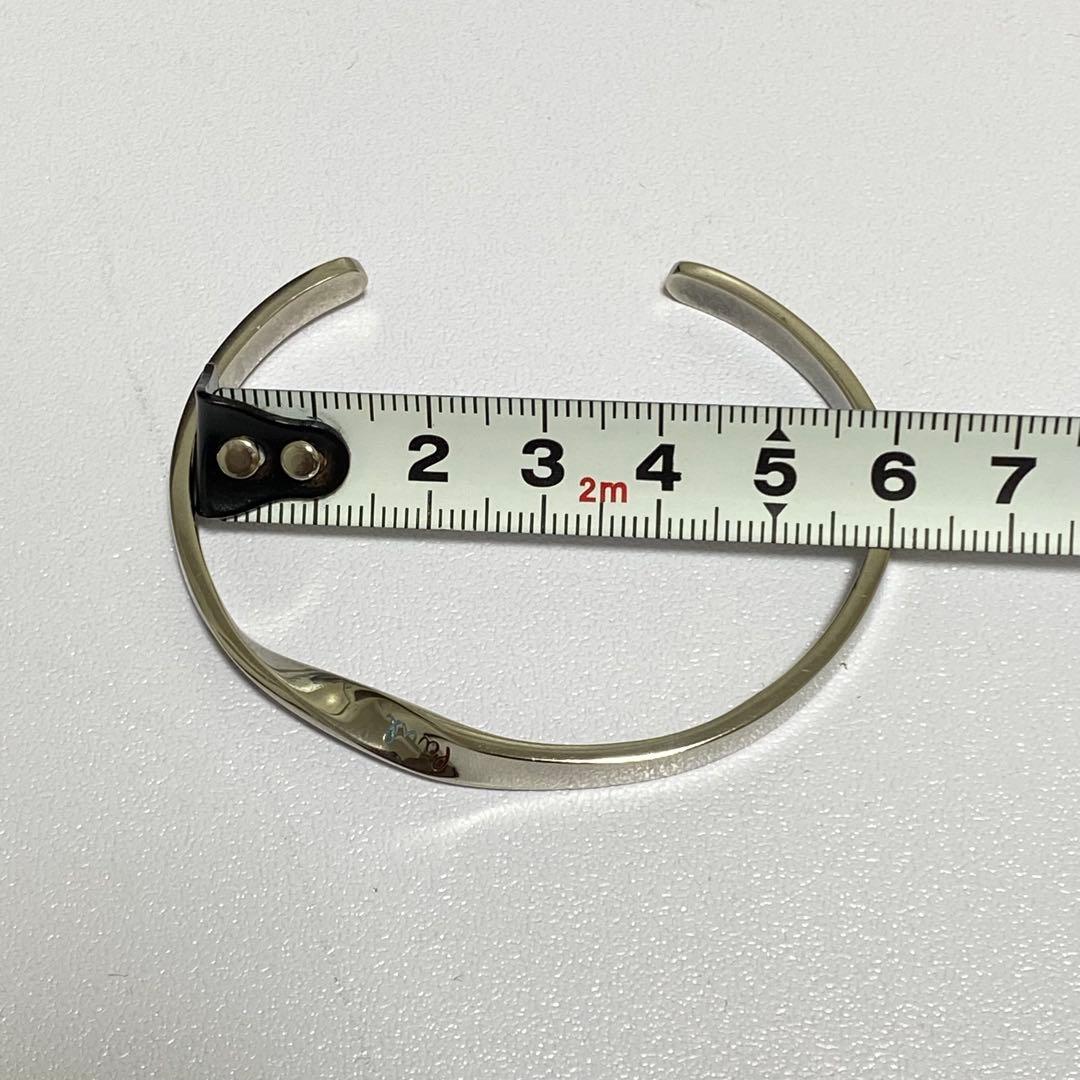 ポールスミス　バングル　ツイスト　シルバー