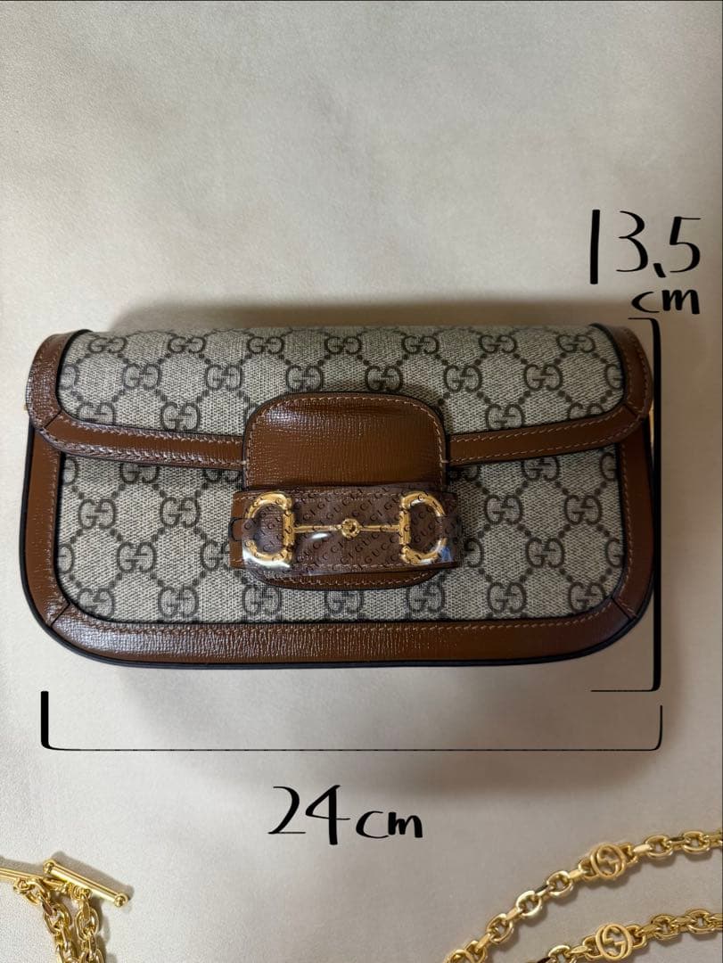 【GUCCI】 GGパターン ショルダーバッグ