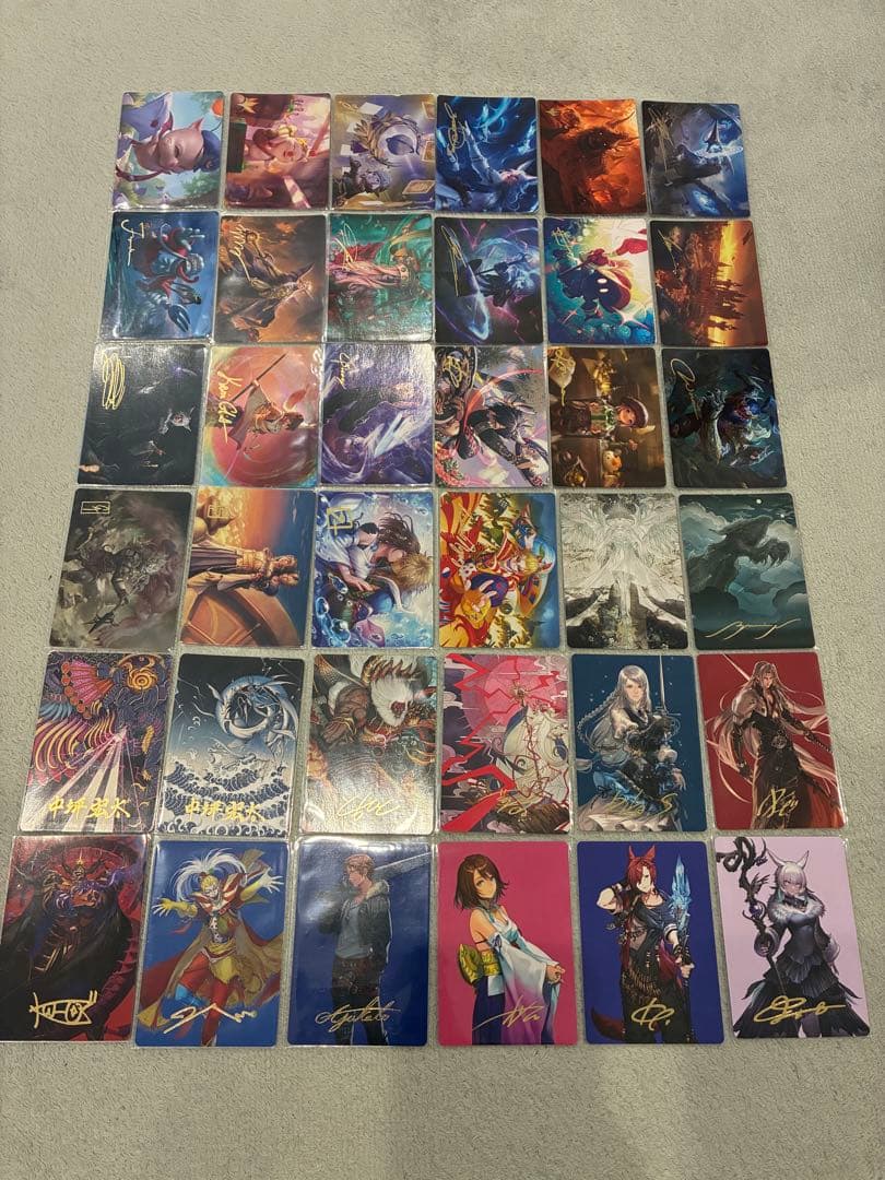 MTG FF アートカード 箔押し 36枚セット 日本語