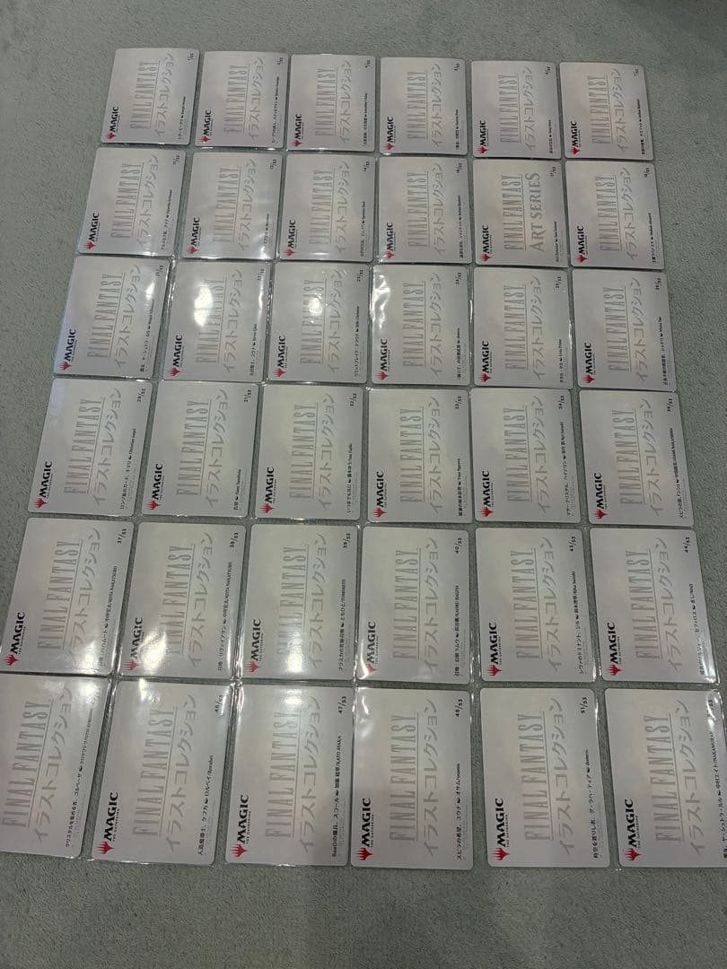 MTG FF アートカード 箔押し 36枚セット 日本語