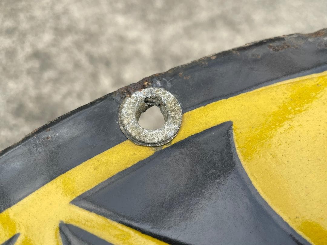 戦前 ホーロー看板 SOCONY ソコニー 希少 上松バージョン 昭和レトロ