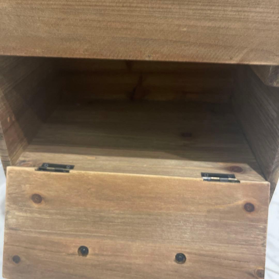 スタジオクリップ　メイクボックス　収納棚　木製　インテリア　ミラー　キャスター付