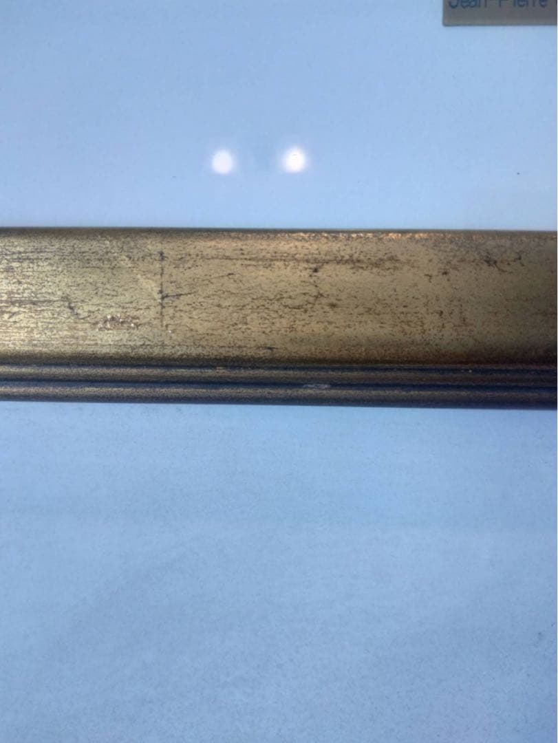 Jean-Pierre Cassigneul リトグラフ 金色フレーム付き