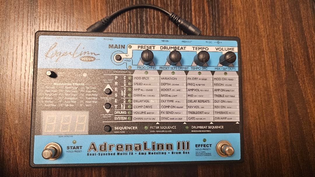 ギター Roger Linn AdrenaLinn III