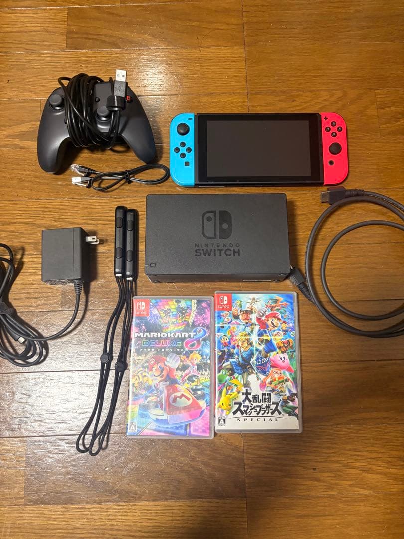 Nintendo Switch 本体 赤/青 + ゲーム2本