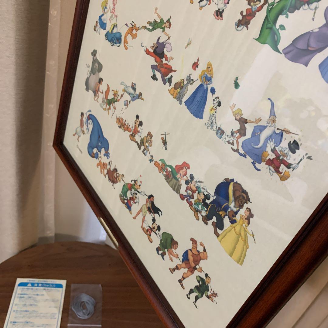 希少品　ディズニー 100周年 絵画 1500枚限定　A1-19