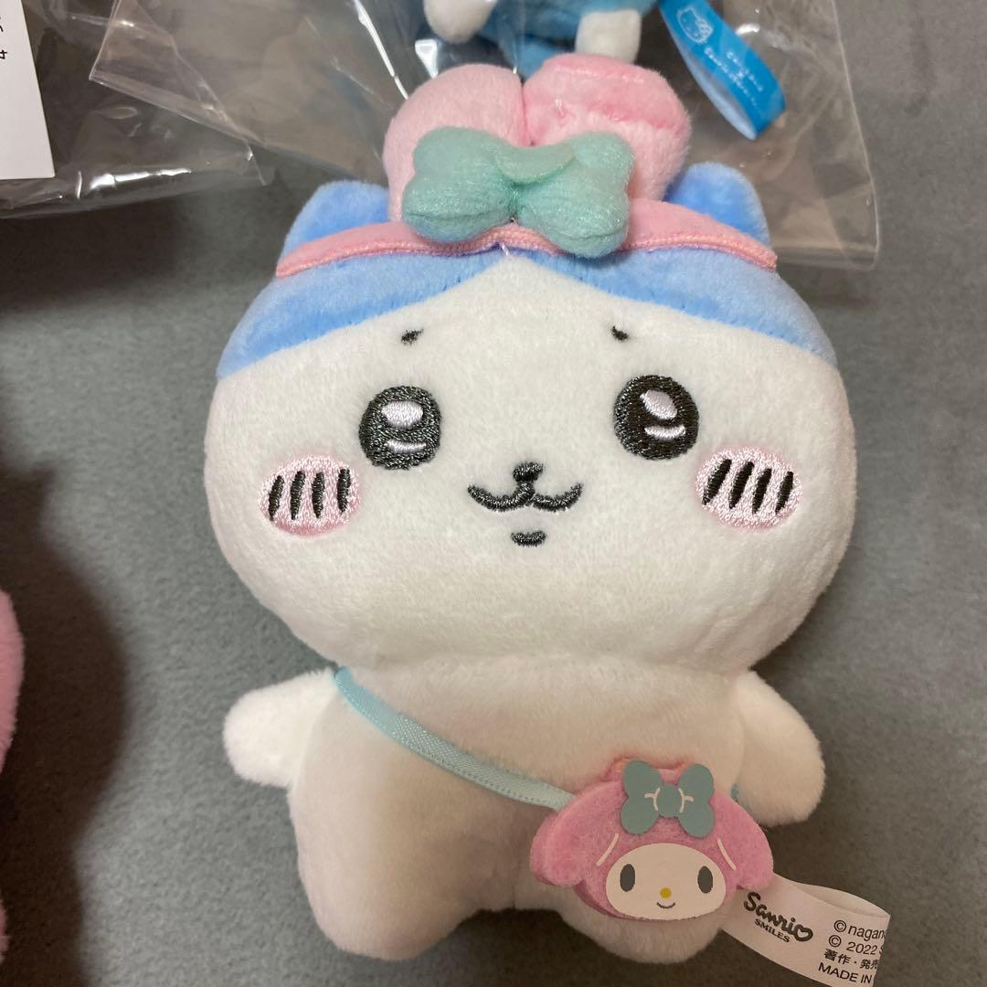 ちいかわ サンリオキャラクターズ　コラボ　歴代3点セット　ハチワレ