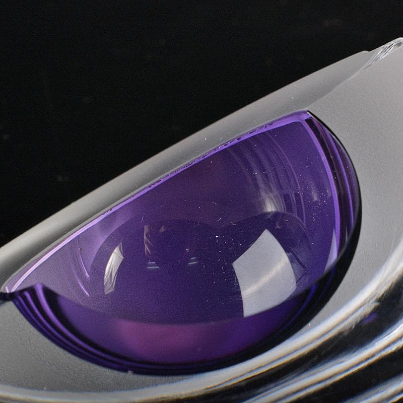 ガラス工芸　日本工芸会員　大槻洋介作　置物　V　R6828