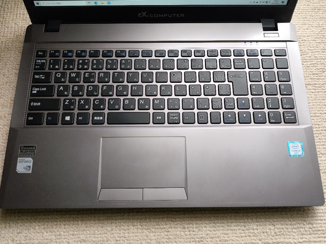 eX.computer N1543J Ci5 FHD GPUSSDHDD搭載
