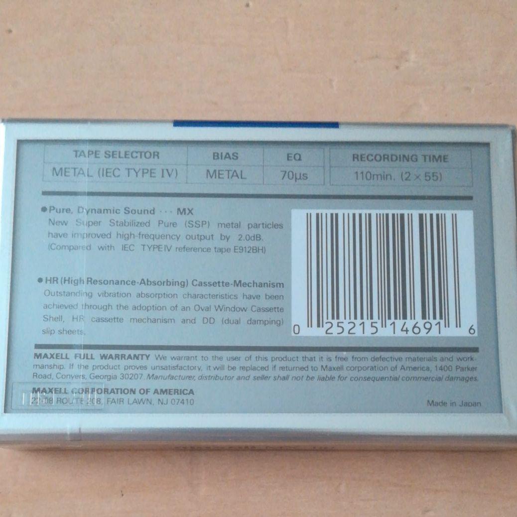 メタルカセットテープMX110