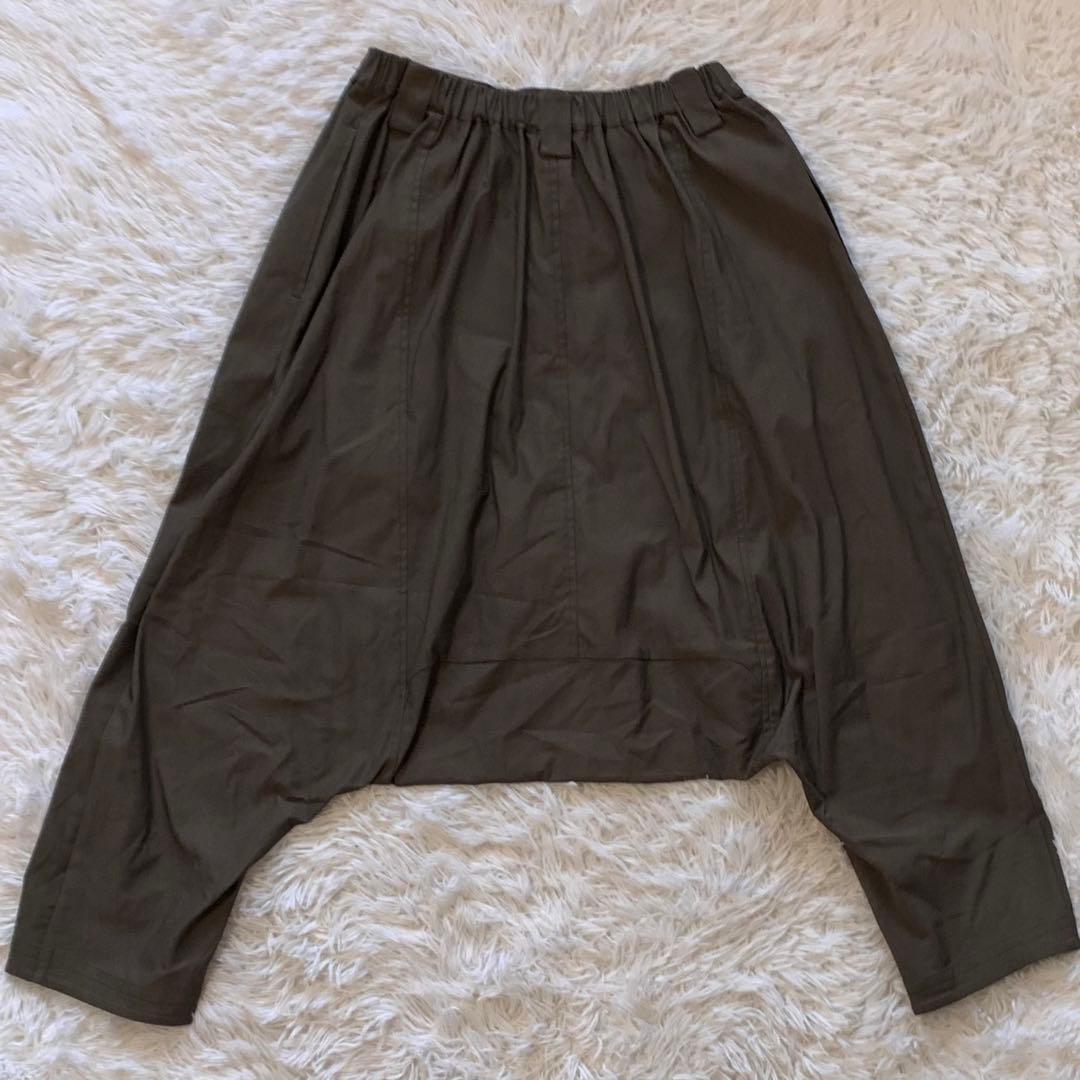 新品 MOYURU 萠 モユル サルエルパンツ ブラウン Mサイズ Lサイズ