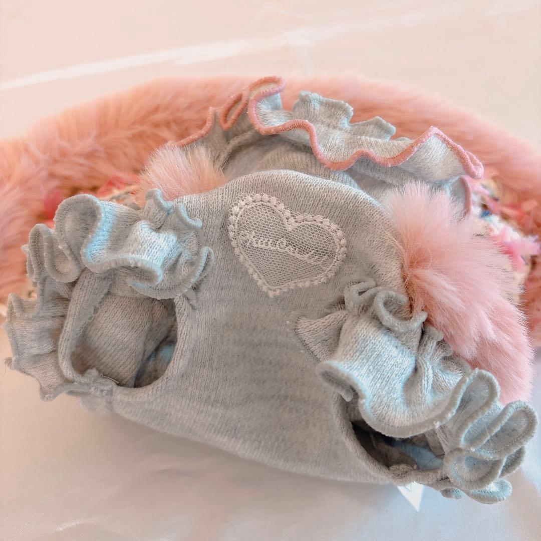 マルベル 犬服 FluffyTweedOnepiece ツイード ワンピ ファー