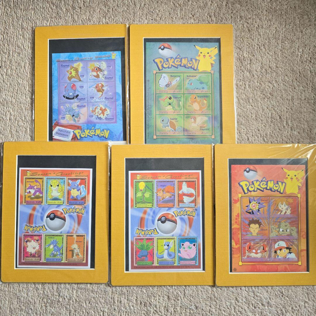 ポケットモンスター 【正規品】海外切手シート バラ売り可