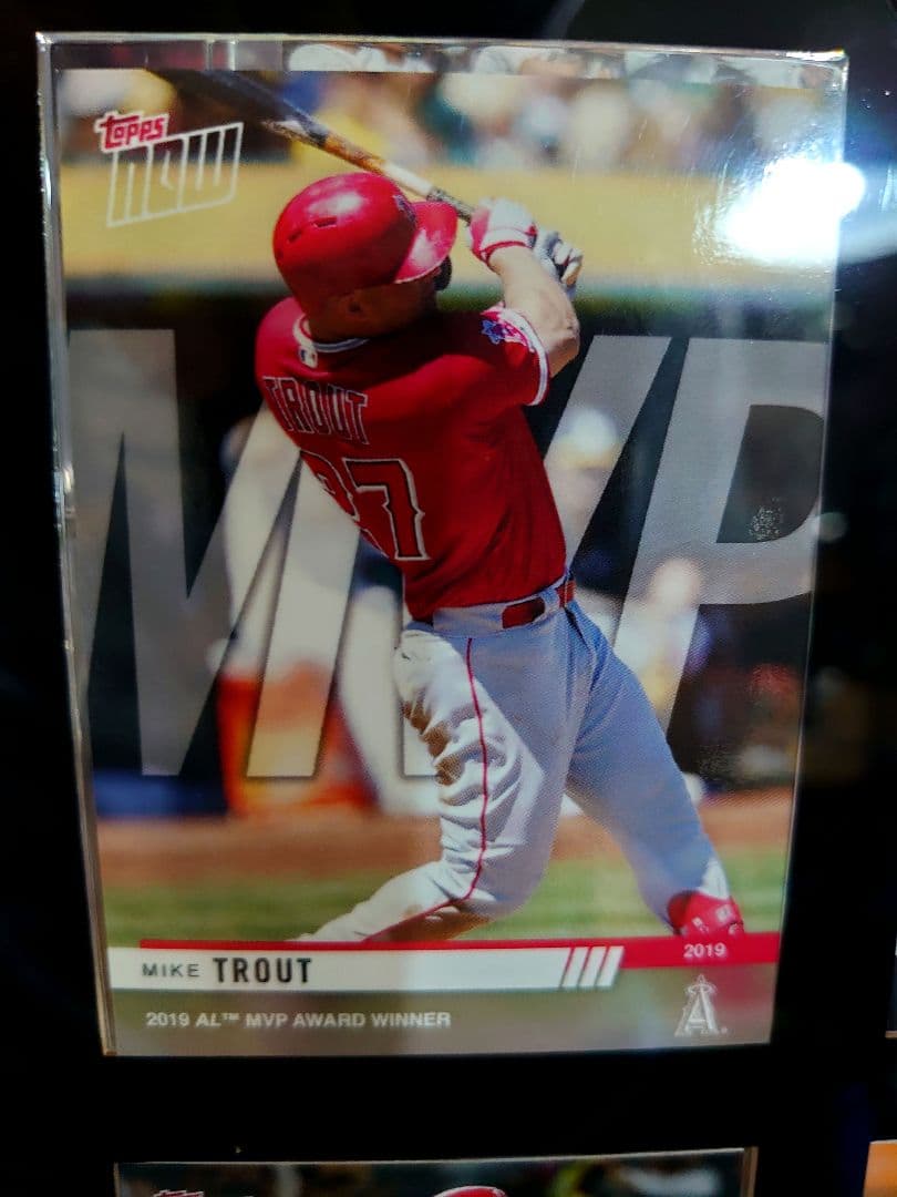 大谷翔平&トラウト topps now MVP award special