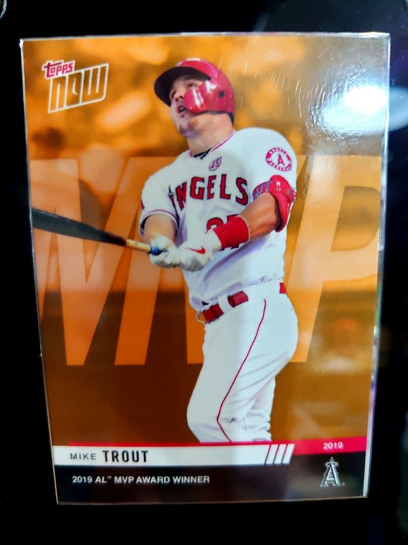 大谷翔平&トラウト topps now MVP award special