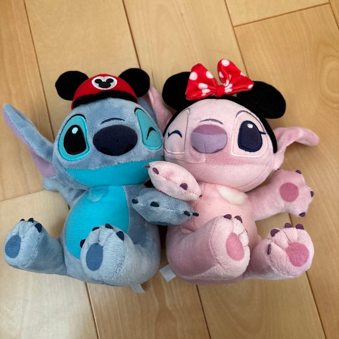 ディズニー　スティッチ エンジェル　ぬいぐるみ　スクランプ　マグネット