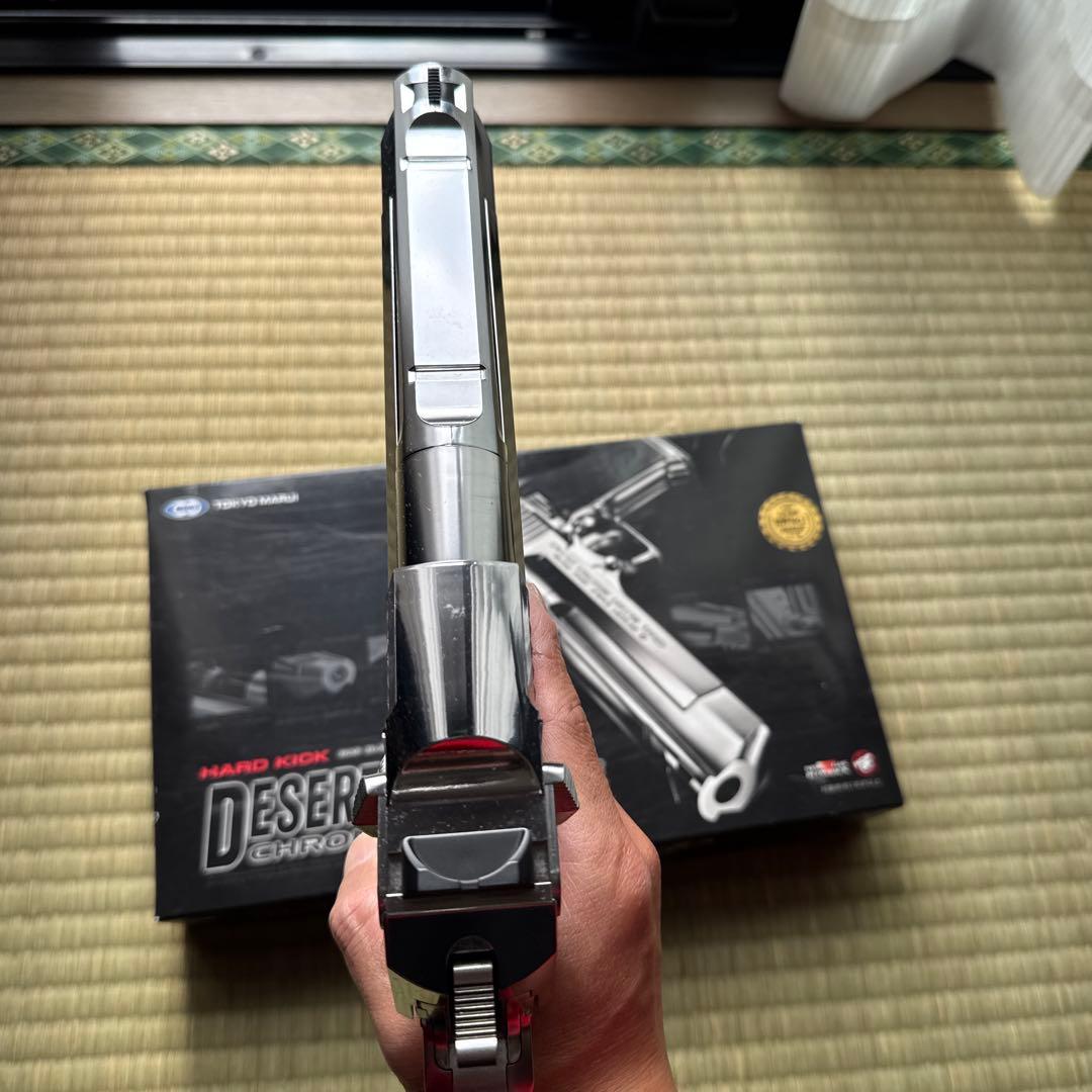 岩間博幸 東京マルイデザートイーグル　クロームステンレス　カスタム