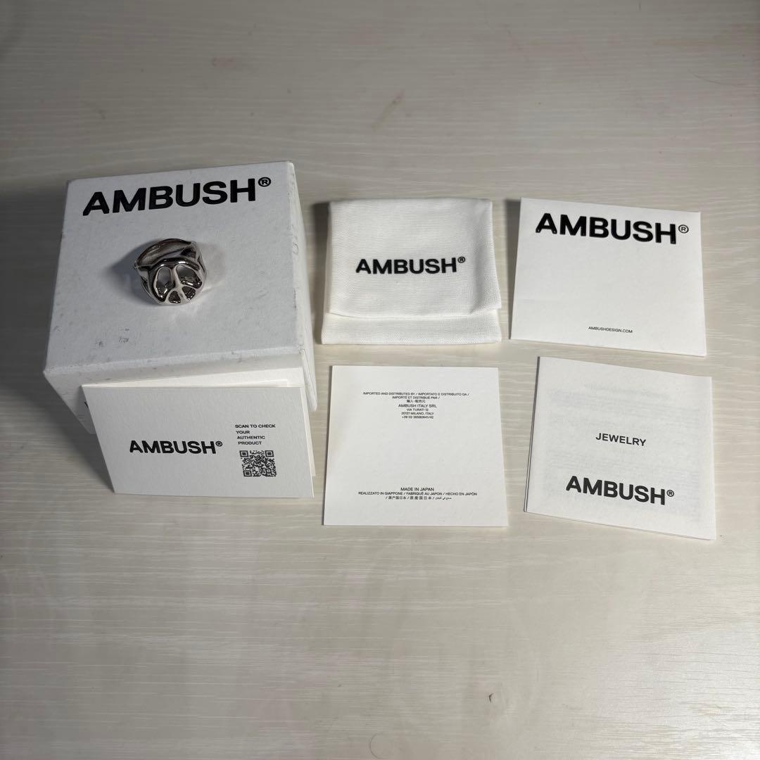 AMBUSH Peace ring サイズXL リング 指輪 アンブッシュ