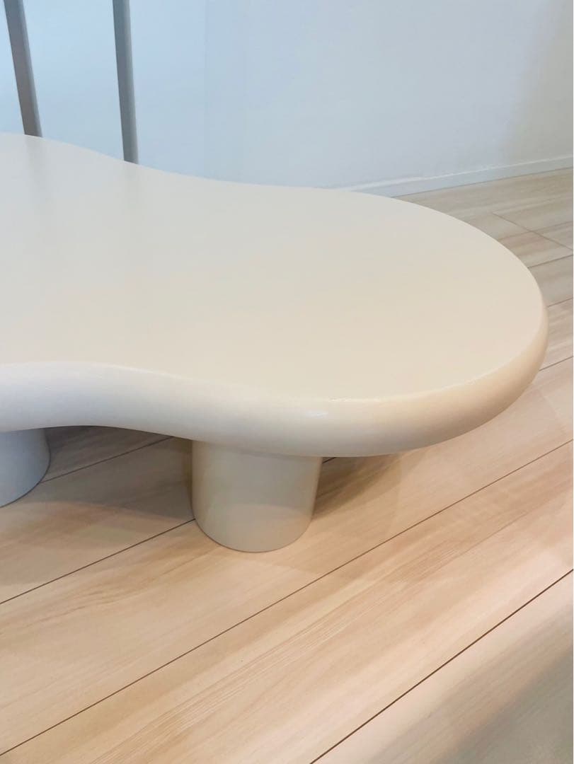 クラウド　コーヒーテーブル、リビングルーム用　ホワイト　コーヒーテーブル