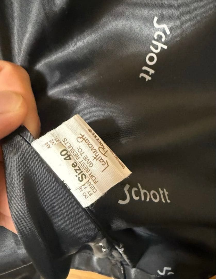 極美品　scott レザージャケット　642 ライナーなし