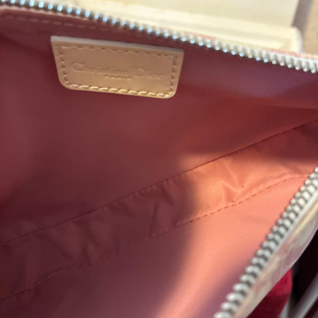 希少？Christian Dior⭐️ピンクロゴ総柄⭐️サドルバッグ⭐️トロッター⭐️