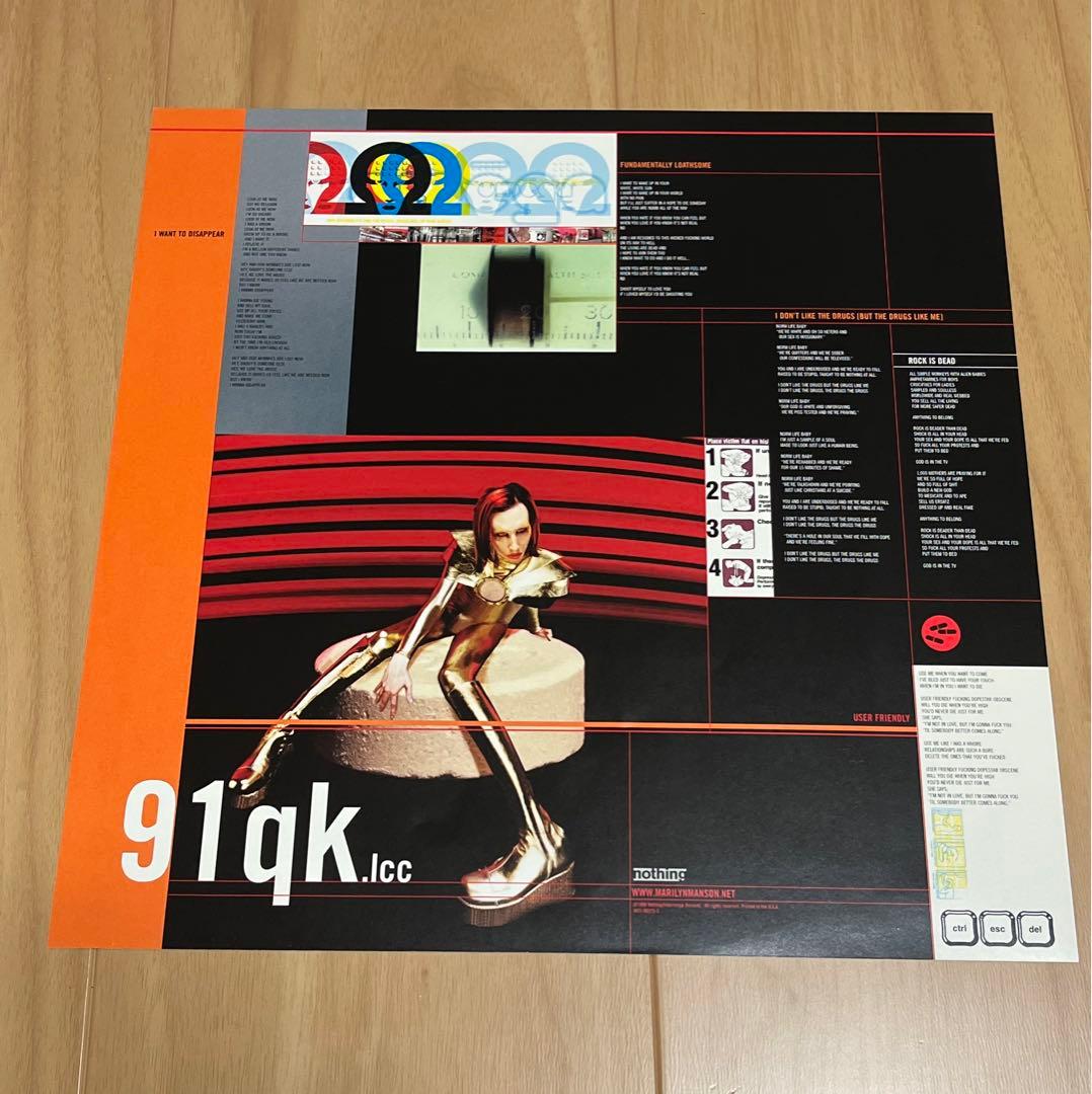 Marilyn Manson mechanical animals LPレコード