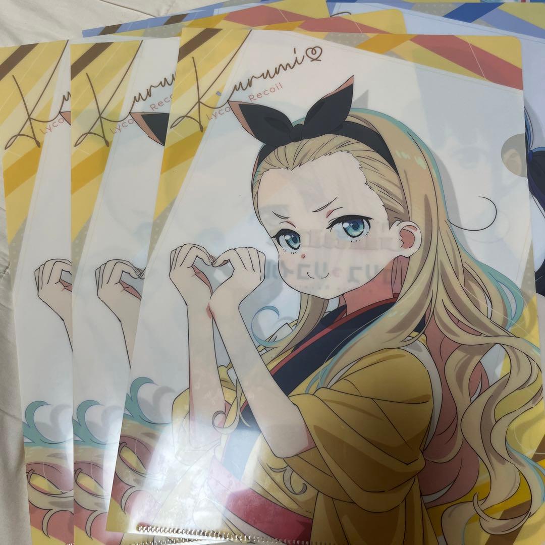 リコリコ　ローソン　ファイル　7種 計21枚